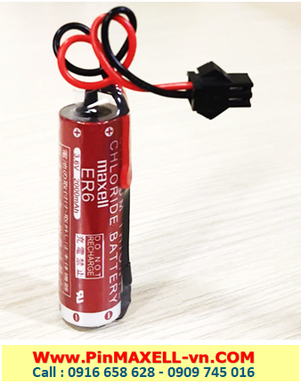 Maxell ER6, Pin nuôi nguồn Maxell ER6 lithium 3.6v AA 2000mAh /Xuất xứ NHẬT 
